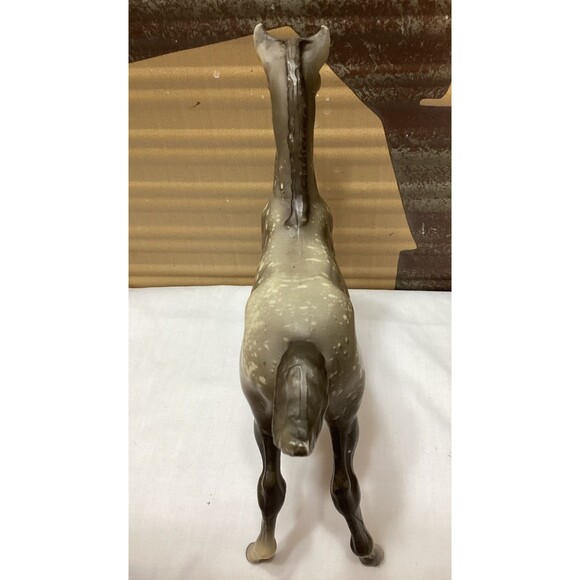 Breyer Traditional Vintage Proud Arabian Foal Dapple Gray #220 Unmarked 6.5x6.5" - Picture 4 of 8